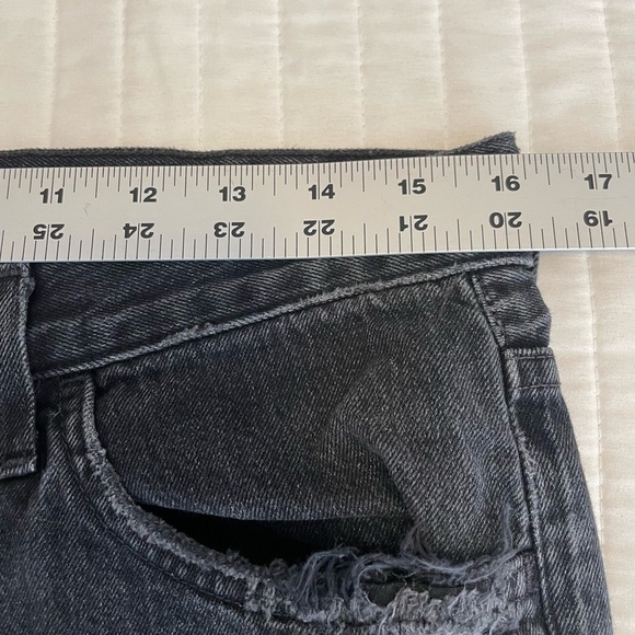 Citizens Of Humanity Sasha Twist Crop Flare Low Slung Sz 27 Black Hawk Wide Leg - Picture 9 of 16